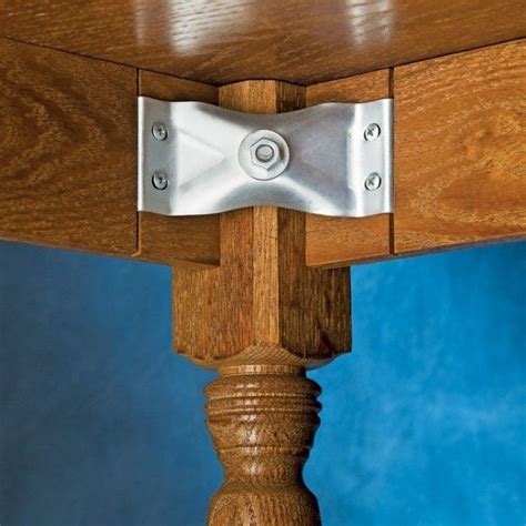 metal corner brackets for table legs|table leg mounting apron brackets.